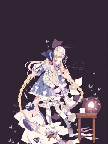 人形玩偶 特色插画系列手机壁纸