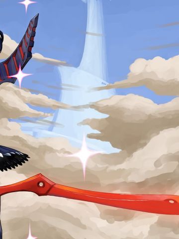 英勇少女 斩服少女动漫电脑壁纸