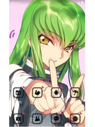 叛逆的鲁路修 不老不死的魔女 C.C 安卓手机主题下载