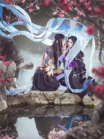 剑侠情缘网络版叁  瞿筱筱&秋宝 cosplay