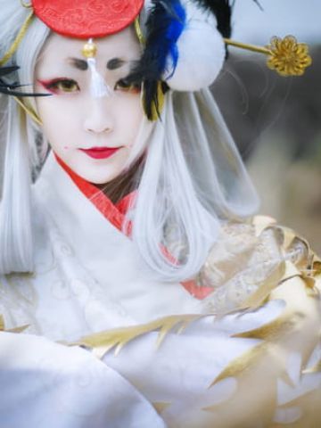 阴阳师姑获鸟 金銮鹤羽皮肤cos