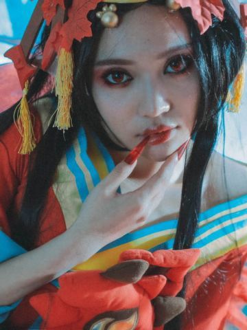 倾国倾城 网易手游阴阳师 红叶鬼女cosplay
