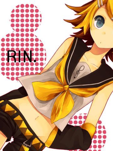 V家镜音双子 镜音铃电脑壁纸下载