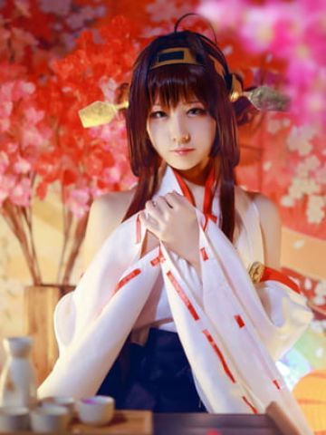 舰队Collection元气满满 大傻金刚cos