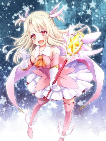 萝莉小魔女 魔法少女伊莉雅手机壁纸