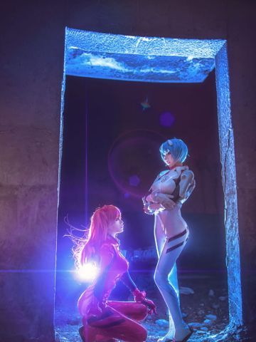 新世纪福音战士 明日香&绫波丽 cosplay