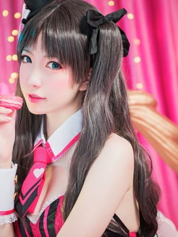 街头巧克力女仆 远坂凛cos