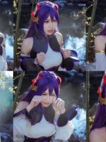 仙剑奇侠传幻 璃镜颜彤 cosplay