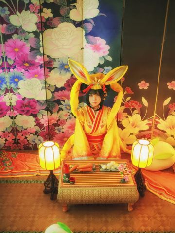 山兔！稚兔童心！我一个圈圈过去你有可能会死哦！