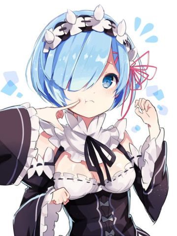 被捏脸的动漫女孩手机壁纸