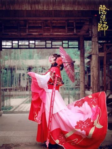 阴阳师手游 樱花妖未觉醒cosplay
