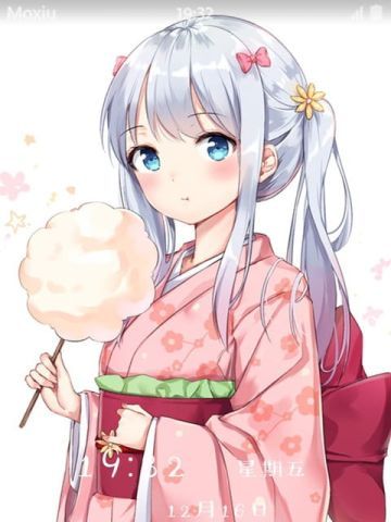 埃罗芒阿老师 和泉纱雾·和服 安卓手机主题