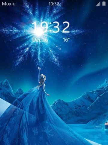 冰雪奇缘 艾莎 安卓手机主题
