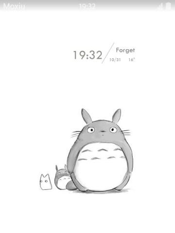 龙猫·简约 安卓手机主题