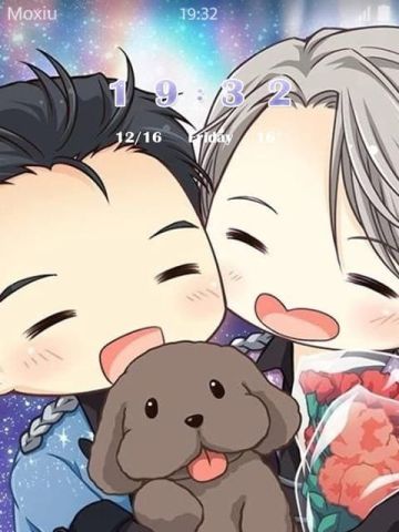 冰上的尤里 Q版安卓手机主题