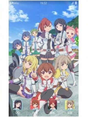 《动作女英雄 水果拉拉队》安卓萌化主题