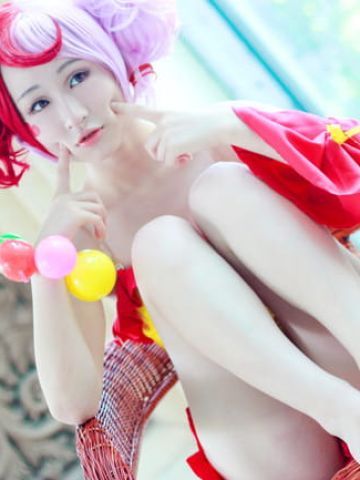 小乔缤纷独角兽cos