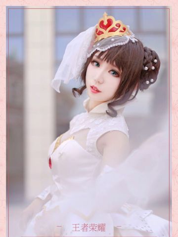 王者荣耀 小乔·纯白花嫁 COS