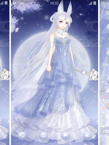 奇迹暖暖 丁香玉狐 安卓手机主题下载