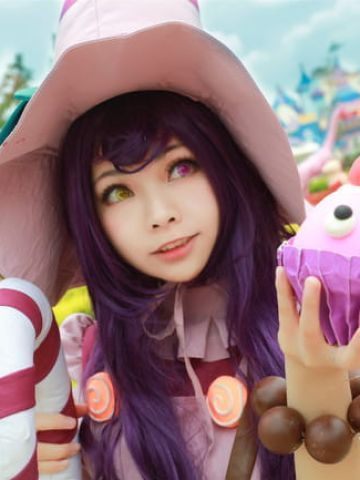 英雄联盟 露露·糖果女巫 COS