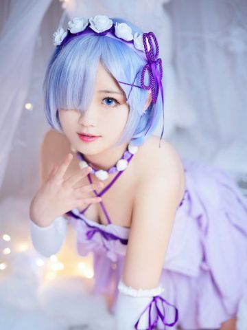 Re:从零开始的异世界生活 睡衣蕾姆·艾米莉亚风 COS