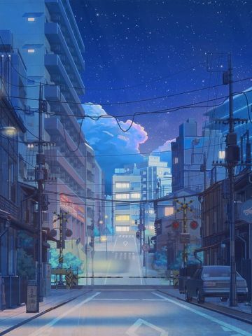 小清新日系动漫风景手机壁纸