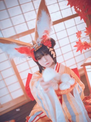 网易手游阴阳师 山兔 稚兔童心 cosplay图片