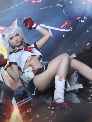 碧蓝航线 椿 驱逐舰夕立cosplay图片