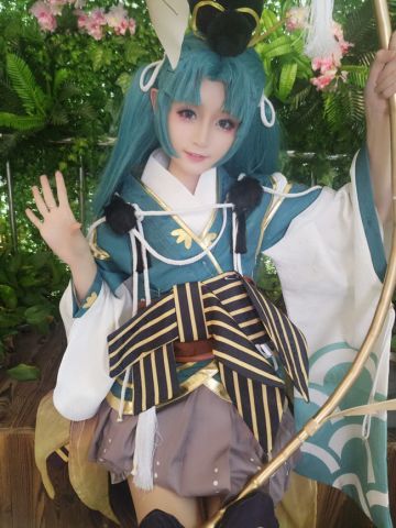 网易手游阴阳师 莹草 cosplay图片