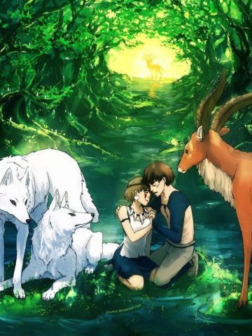 《幽灵公主》萌化手机主题