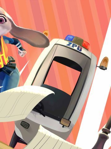 《疯狂动物城》朱迪警官萌化手机主题