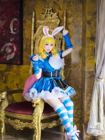 王者荣耀 妲己爱丽丝cosplay图片