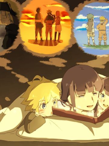 《火影忍者》鸣人的一家萌化手机主题