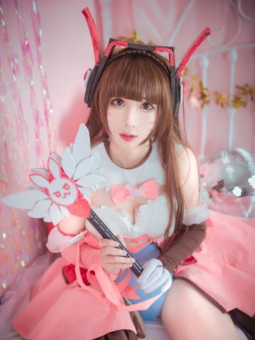 守望先锋 魔法少女D.Va cosplay