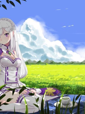 《Re：从零开始的异世界生活》爱蜜莉雅萌化手机主题