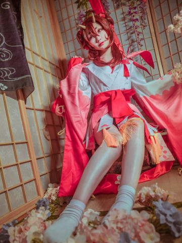 阴阳师桃花妖cosplay