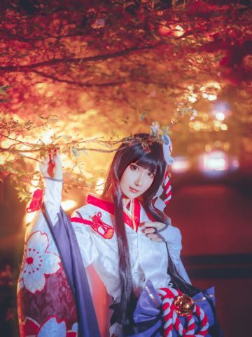 阴阳师 雪女·月见之樱 cosplay