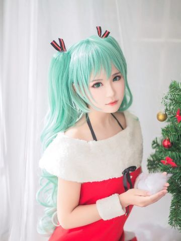 VOCALOID 圣诞初音未来 cosplay