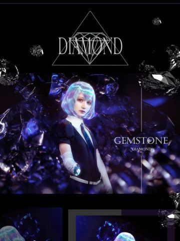 宝石之国 钻石组cosplay图片