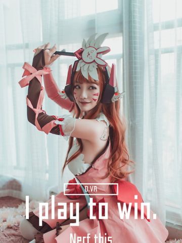 魔法少女d.va cosplay