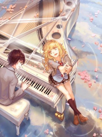 四月是你的谎言萌化安卓手机主题