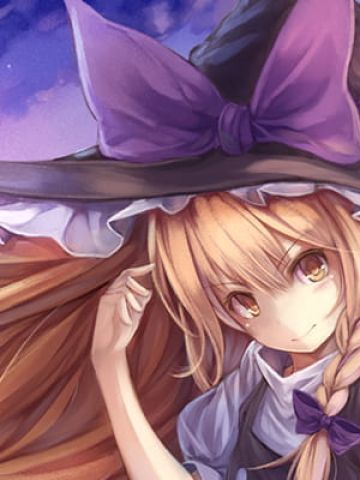 动漫人物特辑 【雾雨魔理沙】手机壁纸