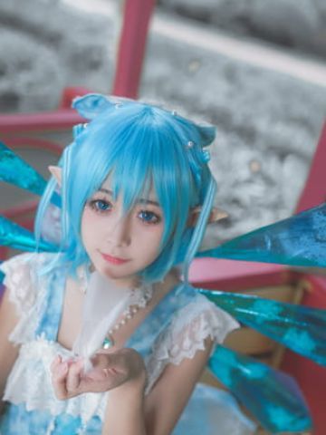 东方Project 琪露诺二设 cosplay图片