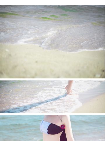 我的妹妹哪有这么可爱！黑猫泳装cosplay图片