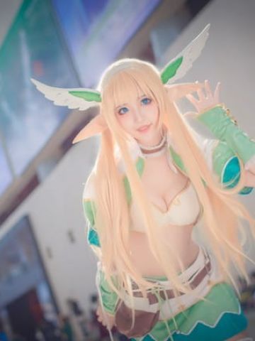 光明之刃 艾尔薇 拉娜 精灵公主cosplay