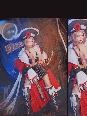 《王者荣耀》虞姬 加勒比小姐 cosplay
