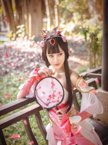 王者荣耀 甄姬 游园惊梦cosplay图片