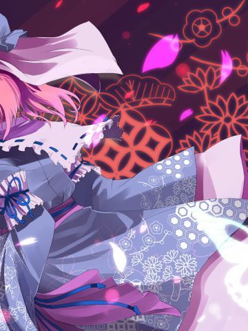 【东方Project】西行寺幽幽子 萌化手机主题