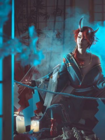 网易手游阴阳师 夜叉 cosplay图片