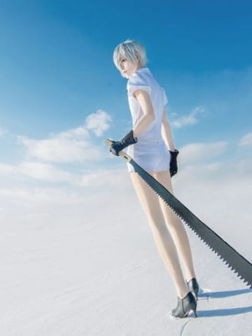 宝石之国 南极石cosplay图片